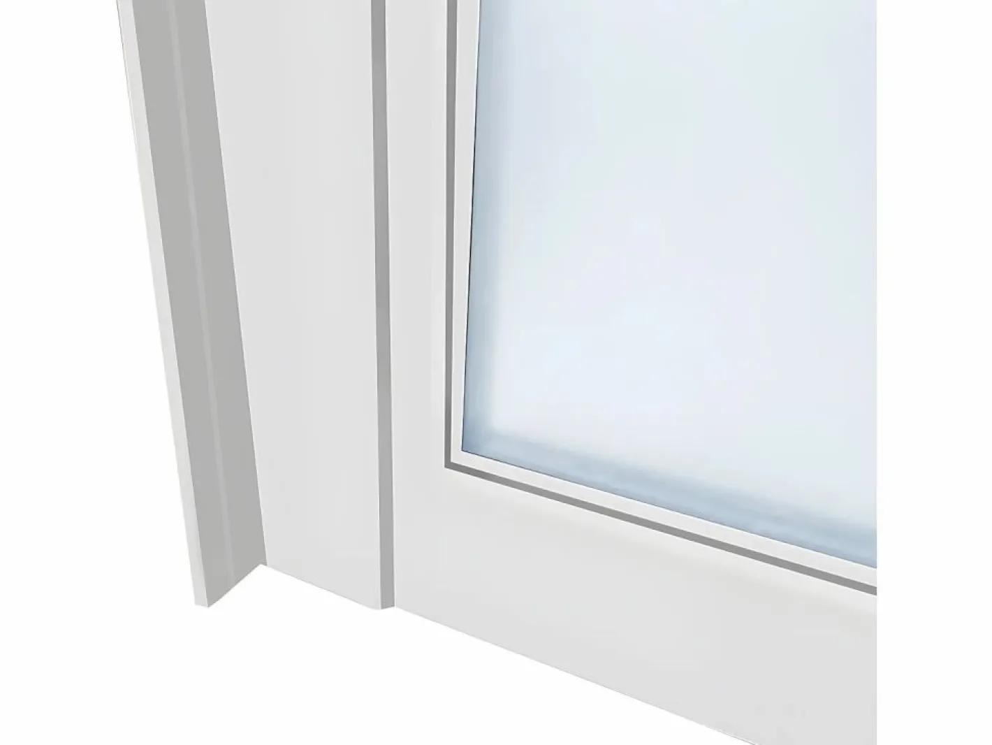 Vente-unique Cristalera atelier aluminio termolacado 60x130 BAYVIEW Blanco Clearance