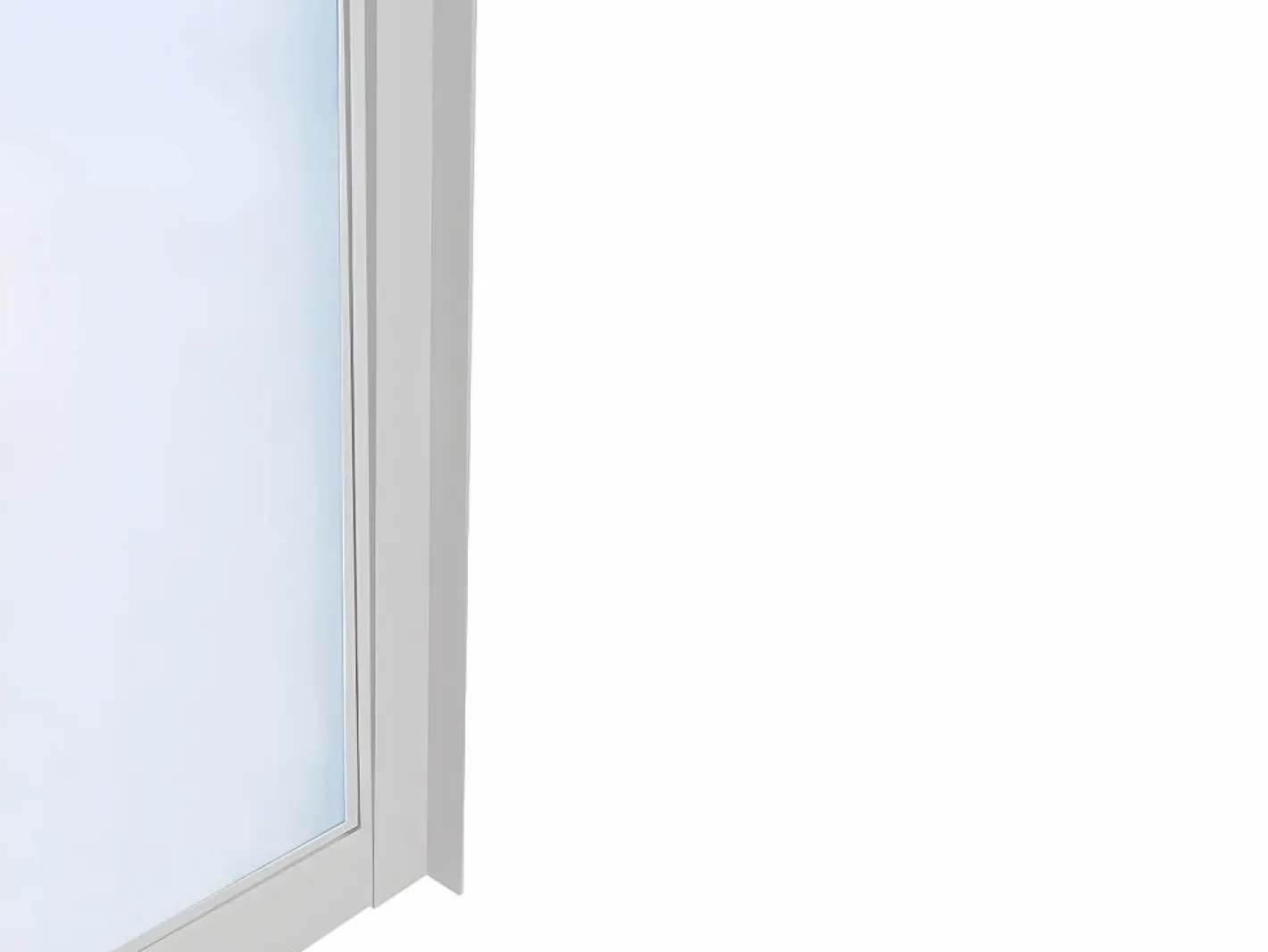 Vente-unique Cristalera atelier aluminio termolacado 60x130 BAYVIEW Blanco Clearance