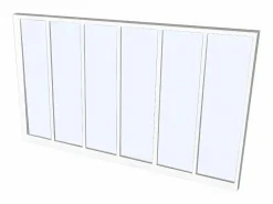 Vente-unique Cristalera Interior|Cristalera atelier aluminio termolacado 180x105 BAYVIEW