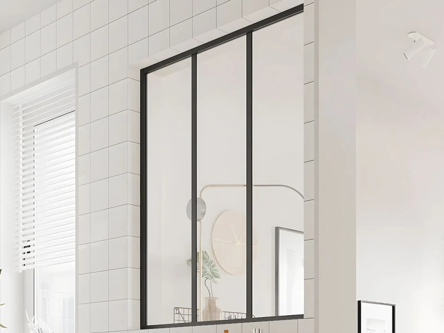 Vente-unique Cristalera Interior|Cristalera atelier BAYVIEW aluminio 90x105