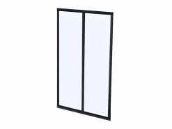 Vente-unique Cristalera Interior|Cristalera atelier BAYVIEW aluminio termolacado 60x130