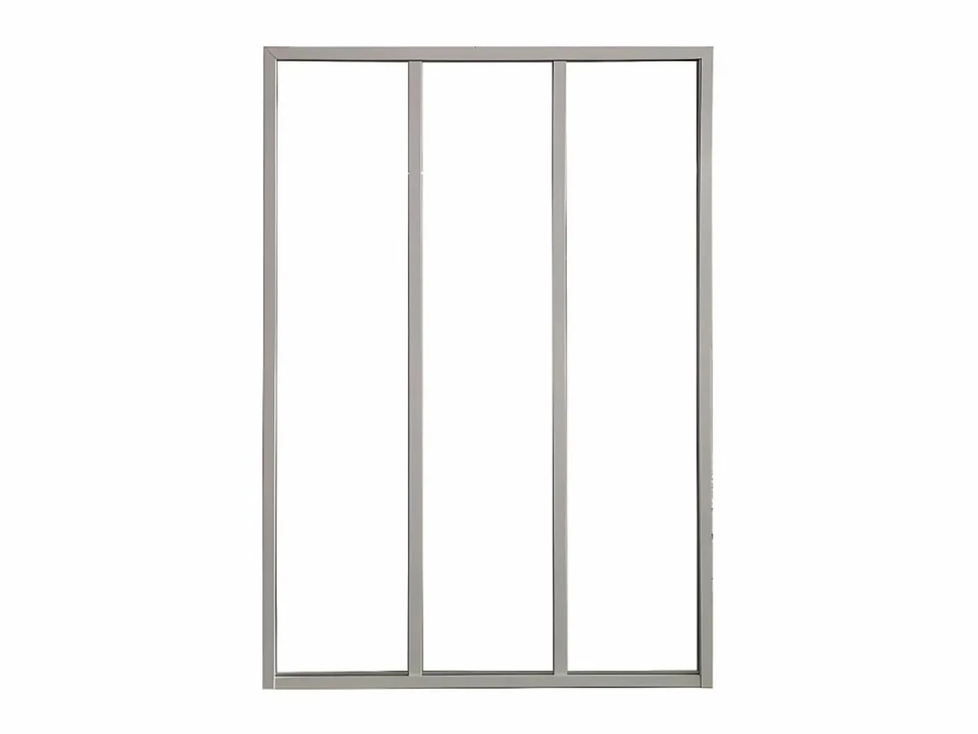 Vente-unique Cristalera atelier BAYVIEW aluminio 90x130 Blanco Best