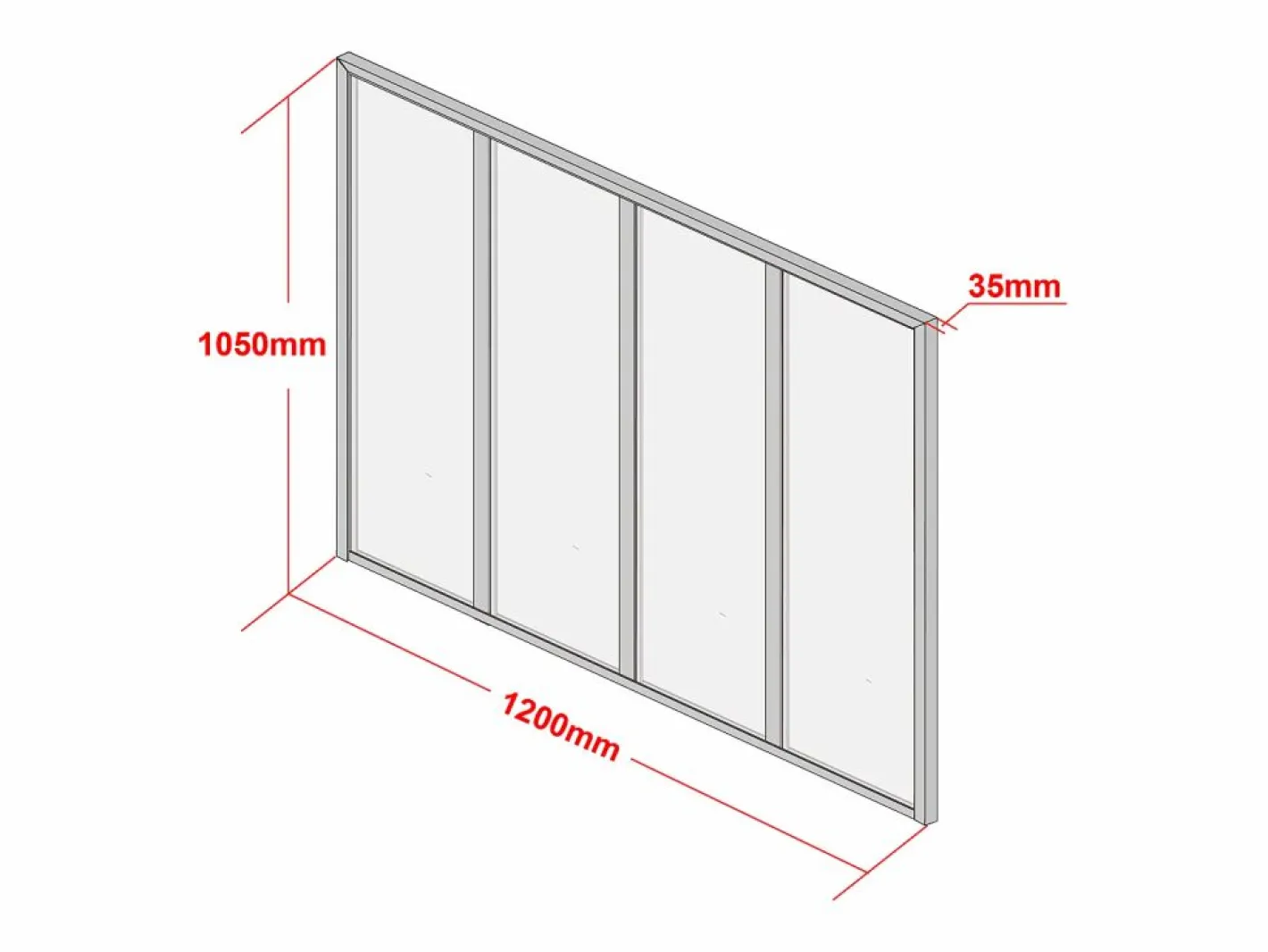Cristalera atelier de aluminio lacado y cristal esmerilado 120x105 cm negra BAYVIEW^Vente-unique Sale