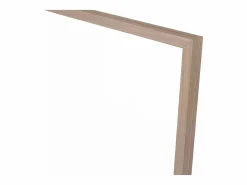 Vente-unique Cristalera Interior|Cristalera de esquina tipo taller de aluminio termolacado - L120 x L60 x H105 - Natural claro - BAYVIEW