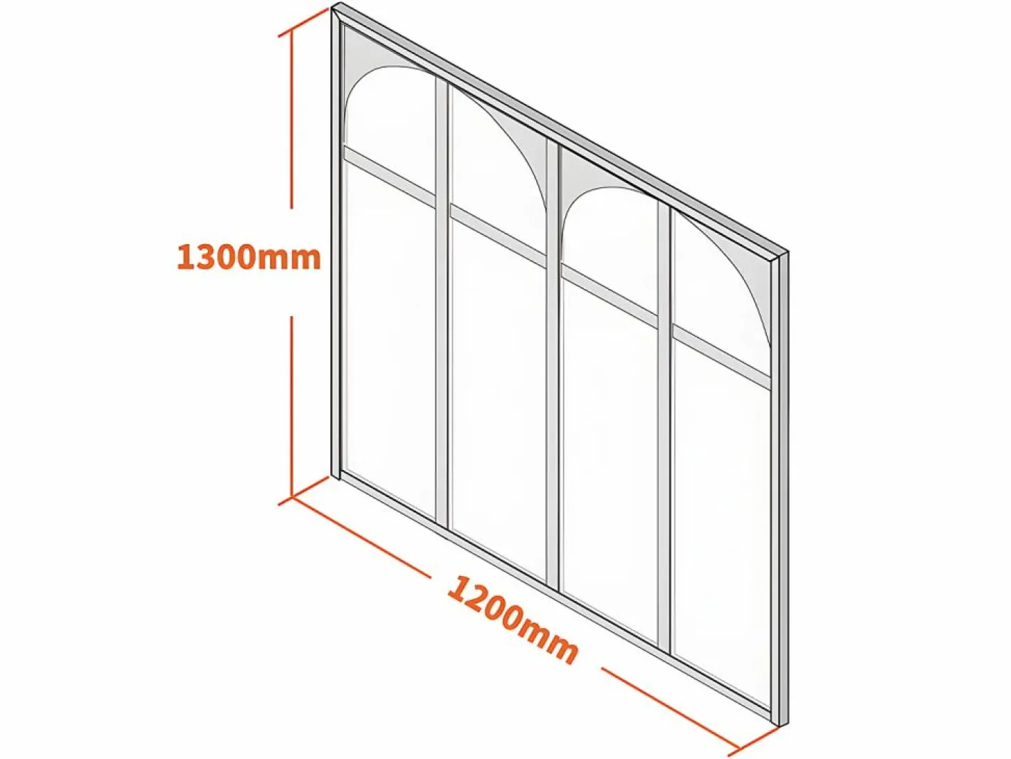 Vente-unique Cristalera Interior|Cristalera tipo taller art decó de aluminio termolacado 120 x 130 cm - ARCADEA