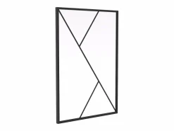 Vente-unique Cristalera tipo taller diseño en aluminio termolacado - An.90 x Alt.130 - FAZENDA Negro Clearance
