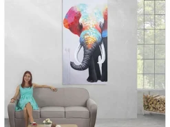 MCW Cuadro|Cuadro al óleo Elefante II pintado a mano