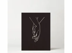 DECOWOOD Cuadro|Cuadro de madera Black Hands
