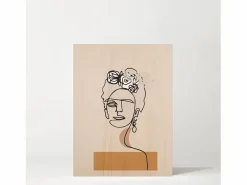 Cuadro de madera Frida's Portrait^DECOWOOD Discount