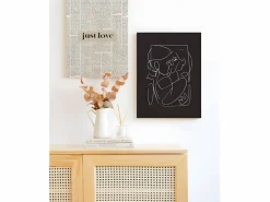 Cuadro de madera Just Love^DECOWOOD Hot