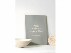 DECOWOOD Cuadro|Cuadro de madera Paris Good Idea
