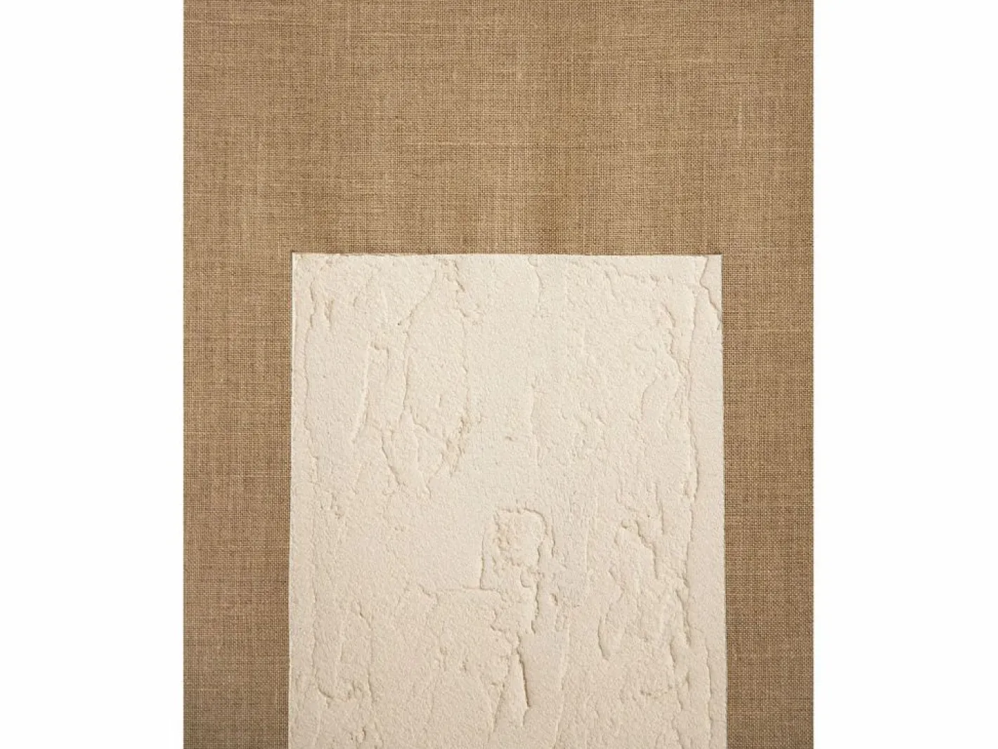 DECOWOOD Cuadro|Cuadro decorativo sobre lienzo de lino con marco de madera marrón claro pintado artesanalmente con pintura al oleo de 60x80cm - MAYA -