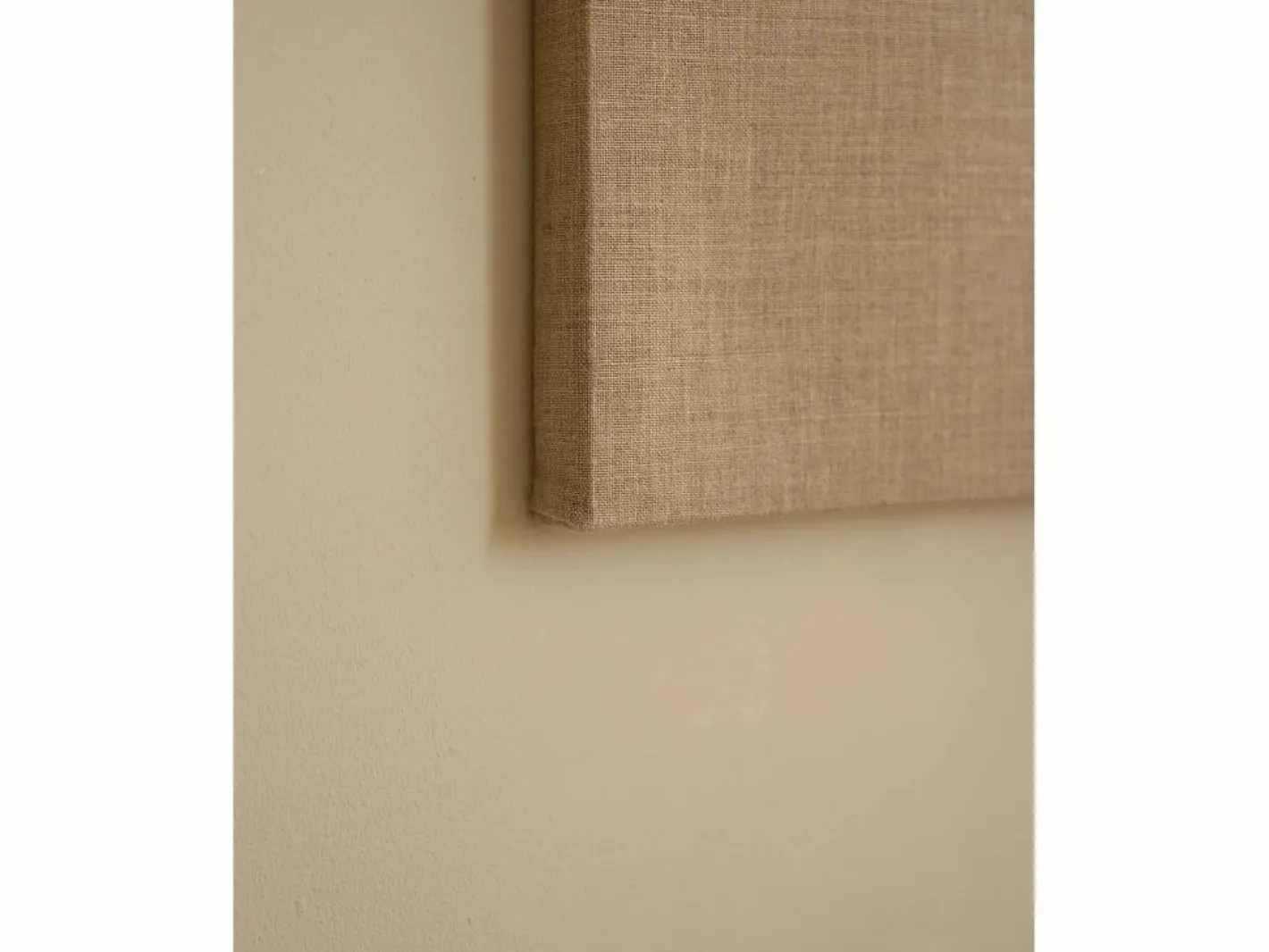 DECOWOOD Cuadro|Cuadro decorativo sobre lienzo de lino con marco de madera marrón claro pintado artesanalmente con pintura al oleo de 60x80cm - MAYA -