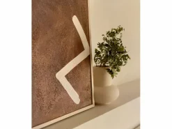 DECOWOOD Cuadro decorativo sobre lienzo de algodón pintado artesanalmente con pintura al oleo sin marco de 80x100cm - SILVANA - Multicolor Clearance