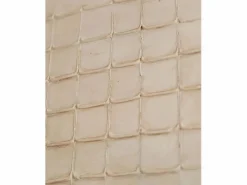 DECOWOOD Cuadro decorativo sobre lienzo de algodón con marco de madera blanco pintado artesanalmente con pintura al oleo de 100x150cm - JAN - Beige New