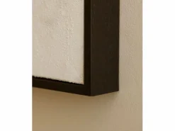 DECOWOOD Cuadro decorativo sobre lienzo de algodón con marco de madera marrón claro pintado artesanalmente con pintura al oleo de 100x150cm - MARINA - Multicolor New