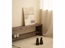 DECOWOOD Cuadro decorativo sobre lienzo de algodón pintado artesanalmente con pintura al oleo sin marco de 80x100cm - PALERMO - Multicolor Outlet