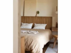 Cuadro decorativo sobre lienzo de algodón con marco de madera marrón claro pintado artesanalmente con pintura al oleo de 80x100cm - LEO -^DECOWOOD Discount