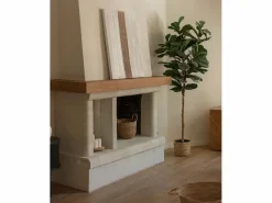 DECOWOOD Cuadro decorativo sobre lienzo de algodón con marco de madera negro pintado artesanalmente con pintura al oleo de 60x80cm - TESA - Multicolor Online