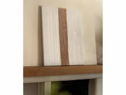 DECOWOOD Cuadro decorativo sobre lienzo de algodón con marco de madera negro pintado artesanalmente con pintura al oleo de 60x80cm - TESA - Multicolor Online