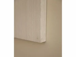 Cuadro decorativo sobre lienzo de algodón con marco de madera blanco pintado artesanalmente con pintura al oleo de 100x150cm - MARINA -^DECOWOOD Outlet
