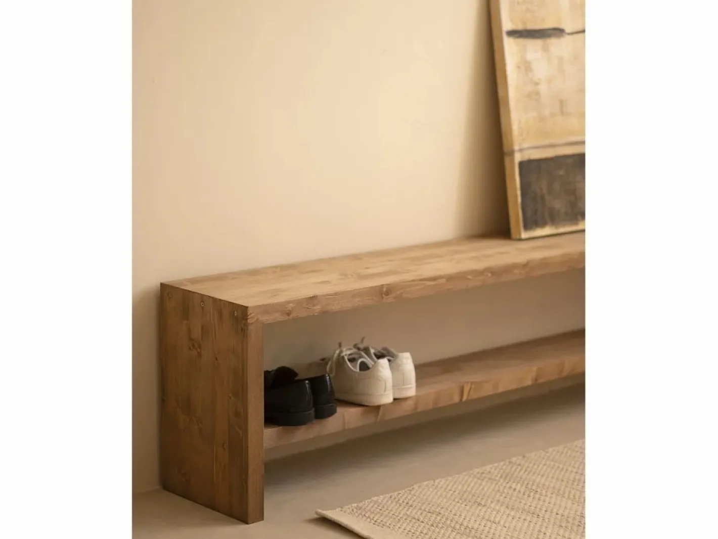 DECOWOOD Cuadro decorativo sobre lienzo de algodón pintado artesanalmente con pintura al oleo sin marco de 100x150cm - GIORGIA - Multicolor Online