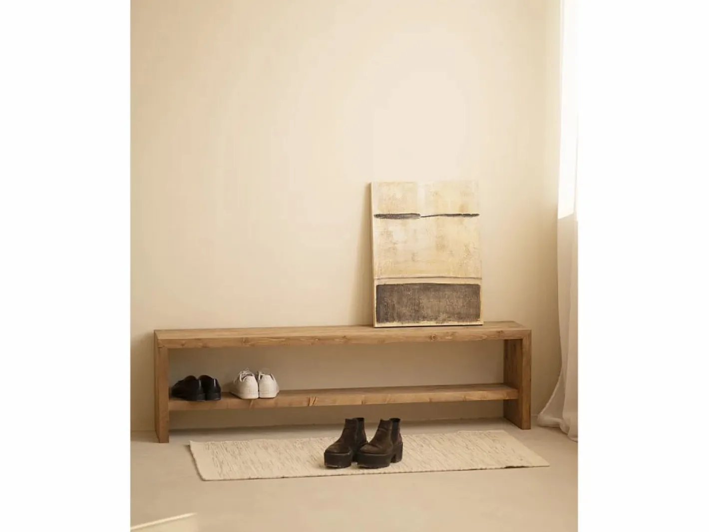 DECOWOOD Cuadro decorativo sobre lienzo de algodón pintado artesanalmente con pintura al oleo sin marco de 100x150cm - GIORGIA - Multicolor Online