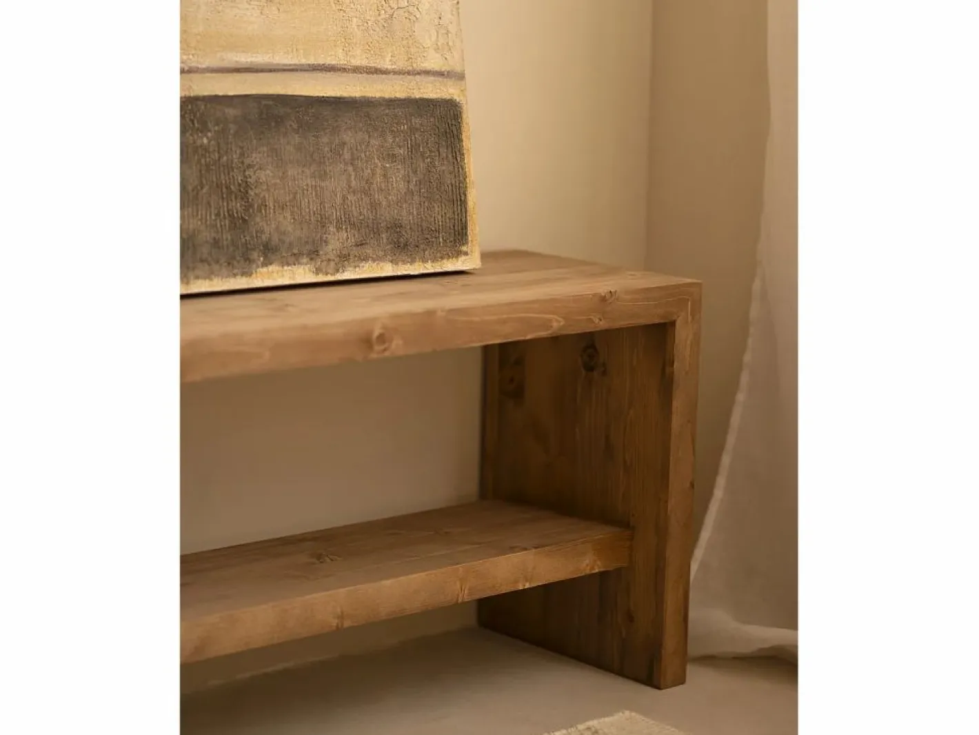 DECOWOOD Cuadro decorativo sobre lienzo de algodón pintado artesanalmente con pintura al oleo sin marco de 100x150cm - GIORGIA - Multicolor Online