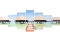 Cuadro H375 Pavo real (7 piezas), Playa^MCW Clearance