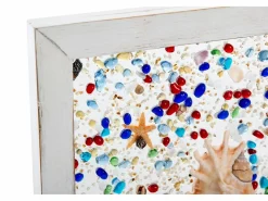 Cuadro Madera/conchas/res./crist Caracola 30x2x30 Multicolor Online