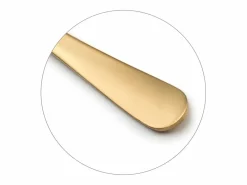 Amefa Cubertería de 24 piezas Austin dorada mate de acero inoxidable con acabado satinado PVD Dorado Clearance
