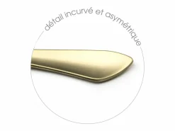 Amefa Cubierto|Cubertería de 16 piezas Instinct Champagne Mat - Acero Inoxidable