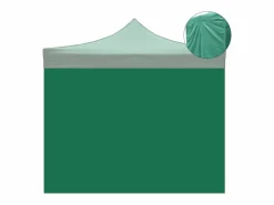 Cubierta lateral impermeable de 3x2m para cenador plegable de 3x3m Verde New