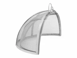 Materiales Y Utensilios De Cocina|Cubierta SucceBuy de Protección Antichispas para Hogar Redondo de Leña de 76.2cm en Acero Inoxidable, Accesorios Redondos para Anillo de Hogar al Aire Libre