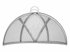 Materiales Y Utensilios De Cocina|Cubierta SucceBuy de Protección Antichispas para Hogar Redondo de Leña de 76.2cm en Acero Inoxidable, Accesorios Redondos para Anillo de Hogar al Aire Libre