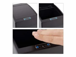 Helloshop26 Cubo De Basura Para Cocina|Cubo de basura automático de cocina con sensor tapa y cubo interior 7 litros color 13_0002322_2