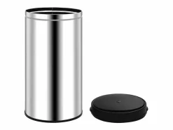 Helloshop26 Cubo De Basura Para Cocina|Cubo de basura automático con sensor de acero inoxidable de 60 litros color plata 02_0006113