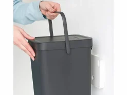 Cubo de basura Sort & Go 12L Oscuro - 109805^Brabantia Best