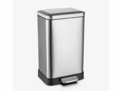 Cubo De Basura Para Cocina|Cubo de basura con pedal de 30 litros para cocina de acero diseño Kleen