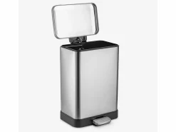 Cubo De Basura Para Cocina|Cubo de basura con pedal de 30 litros para cocina de acero diseño Kleen