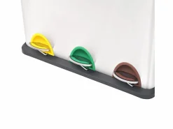 Helloshop26 Cubo De Basura Para Cocina|Cubo de basura de acero inoxidable de 46 x 26,5 x 39,5 cm 24 litros 02_0006060