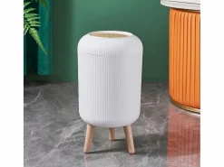 Kitchen Move Cubo de basura de baño de apertura a presión 9L LIMO Color natural claro Outlet