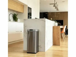 Kitchen Move Cubo de basura de cocina automático 70L SILVERLAKE Plateado Best