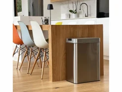 Kitchen Move Cubo de basura de cocina automático 70L SILVERLAKE Plateado Best