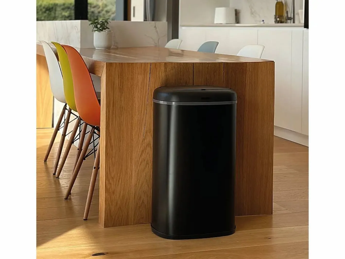 Kitchen Move Cubo de basura de cocina automático 58L LOGAN Negro Online