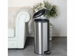Kitchen Move Cubo de basura de cocina de pedal 30L URBAN Plateado