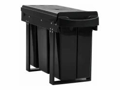 Cubo de basura de cocina extraíble con mecanismo de cierre suave 36 litros 02_0006108^Helloshop26 Outlet
