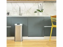 Kitchen Move Cubo De Basura Para Cocina|Cubo de basura de cocina automático 60L SILVERLAKE