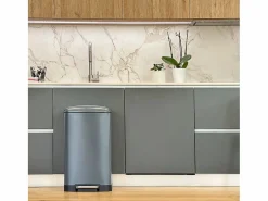 Kitchen Move Cubo De Basura Para Cocina|Cubo de basura de cocina de pedal 40L GREENWICH