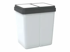 Cubo de basura doble 2 x 25 litros 02_0043840^Helloshop26 Sale